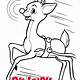 Rudolph The Red Nosed Reindeer Coloring Pages Free