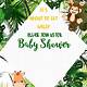 Safari Baby Shower Invitations Online Free