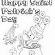 Saint Patrick's Day Coloring Pages Free