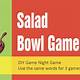 Salad Bowl Game Words