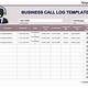 Sales Call Tracking Template