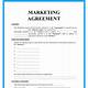Sales Marketing Agreement Template Free