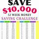 Save $10 000 In A Year Printable Chart