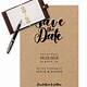 Save The Date Free Templates