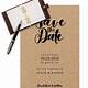 Save The Date Templates Free Download