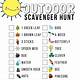 Scavenger Hunt Templates