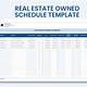 Schedule Of Real Estate Owned Excel Template