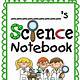 Science Notebook Template