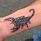 Scorpion Tattoo On Arm