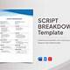 Script Breakdown Template Google Docs