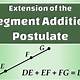 Segment Addition Postulate Calculator