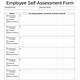 Self Evaluation Template Word