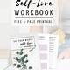 Self-love Workbook Printables Free