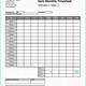 Semi Monthly Timesheet Template Excel
