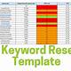 Seo Keyword Research Template