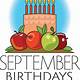 September Birthday Clipart Free