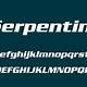 Serpentine Font Free