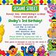 Sesame Street Invitation Template Free