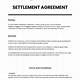 Settlement Template