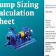 Sewage Pump Size Calculator