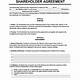 Shareholders Agreement Template Free