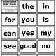 Sight Words For Kindergarten Free Printable
