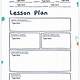 Simple Lesson Plan Template