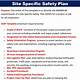 Site Specific Safety Plan For Subcontractors Template