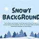 Snow Powerpoint Template