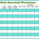 Snowball Debt Template