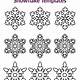 Snowflake Pattern Templates