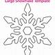 Snowflakes Templates Printables