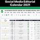 Social Media Content Calendar Google Sheets Template