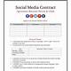 Social Media Contract Template Word Free