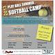 Softball Camp Flyer Template