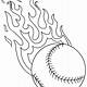 Softball Coloring Pages Free