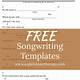 Song Writing Template