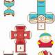 South Park Paper Doll Template