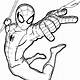 Spider Man Drawing Template