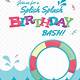 Splish Splash Invitation Template