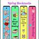 Spring Bookmarks Free Printable