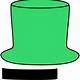 St Patrick's Hat Template