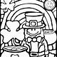 St Patrick Coloring Pages Free