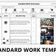 Standard Work Instruction Template