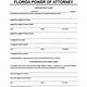 State Of Florida Power Of Attorney Forms Free