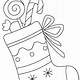 Stocking Coloring Pages Printable