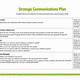 Strategic Communication Plan Communication Strategy Template