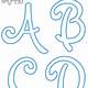 String Art Letters Templates