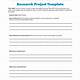 Student Research Project Template