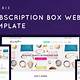 Subscription Based Website Template